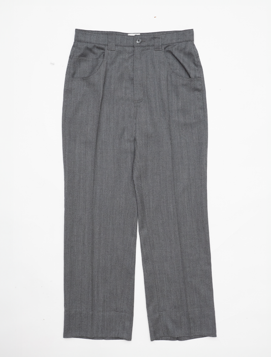 The El Dorado Trouser in Grey Herringbone