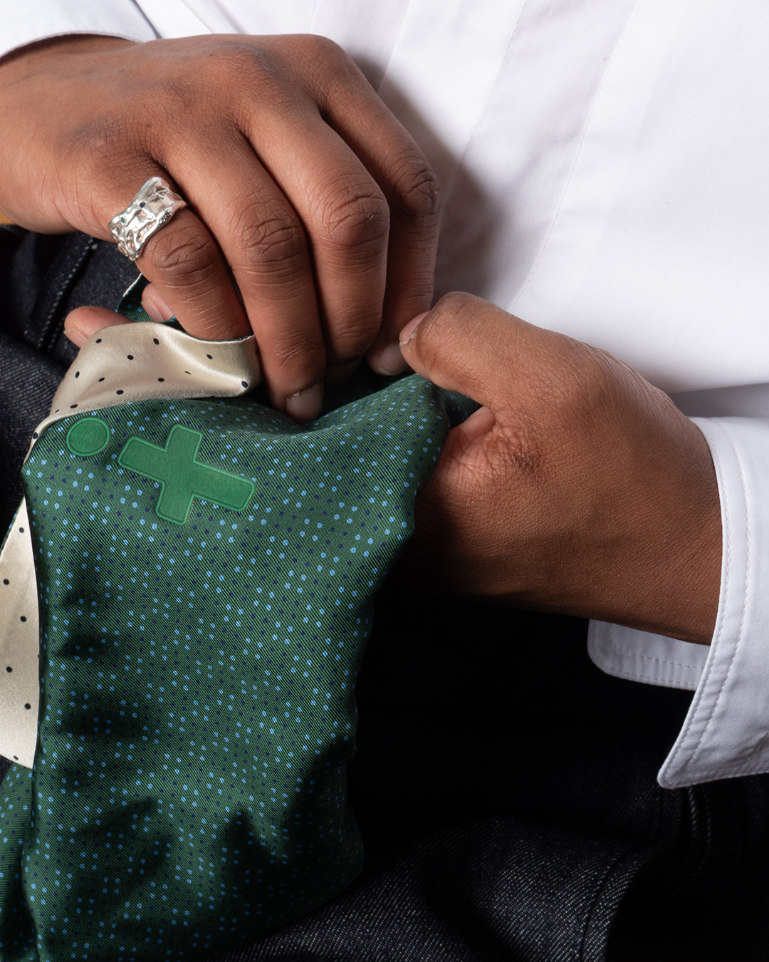 The "Kurt" Silk Scarf (HOMAGE COLLECTION.)